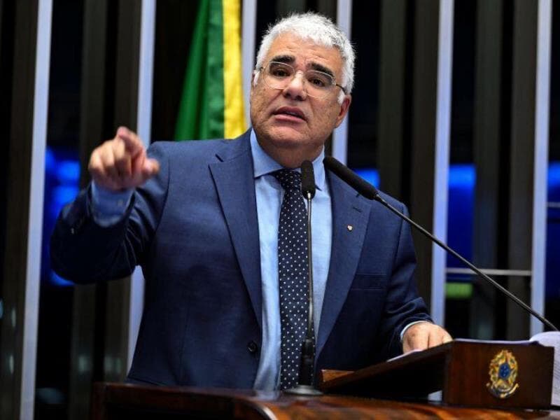 O senador Eduardo Girão (Novo-CE) é o autor da proposta. - Edilson Rodrigues/Agência Senado