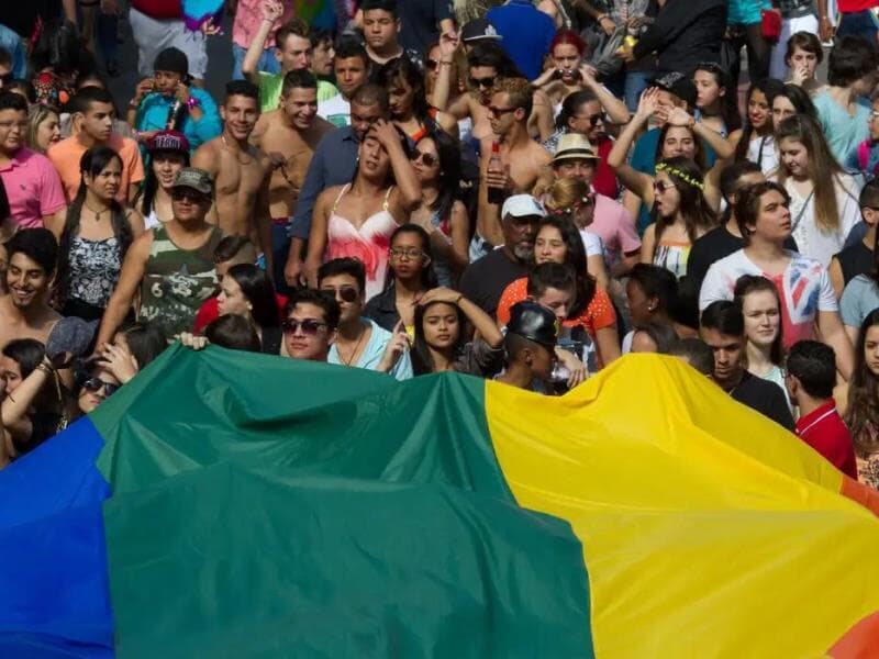 A parada LGBTQIAPN+ acontece neste domingo (22) em vários estados do Brasil. -  Daniel Mello/Agência Brasil