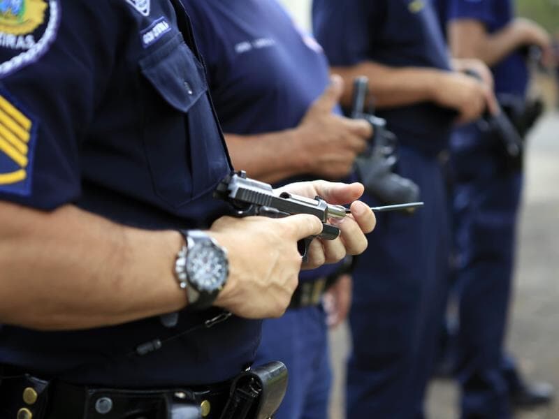 Porte de arma das GCMs será cancelado se norma da PF não for seguida. - Orlando Junior/Prefeitura de Franco da Rocha