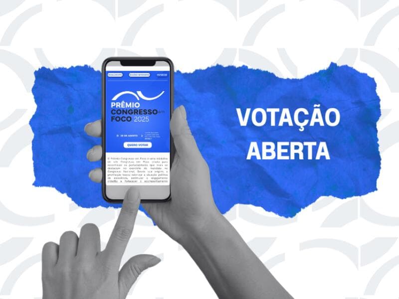 As votações do Prêmio Congresso em Foco 2025 estão abertas. - Arte Congresso em Foco