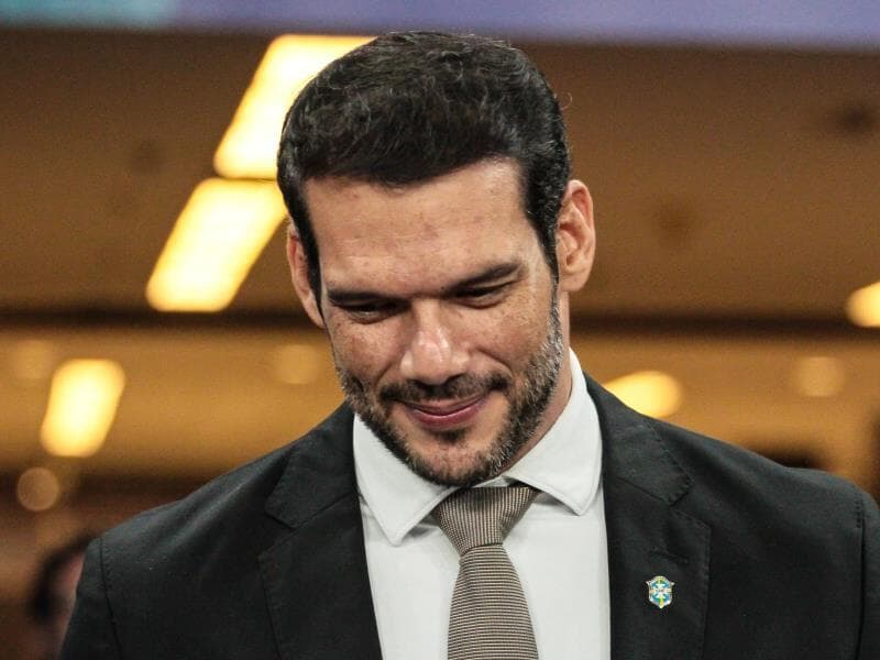 Samir Xaud, presidente da CBF. - Peter Leone/Ofotográfico/Folhapress