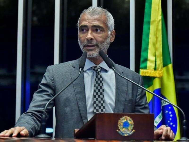 O senador Romário (PL-RJ) chegou a cobrar o Itamaraty pelo resgate da jovem. - Waldemir Barreto/Agência Senado