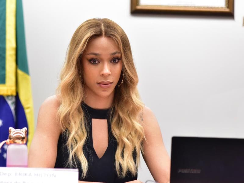 Representação ao MPF cita desvio de finalidade e cobra investigação contra Erika Hilton.  - Zeca Ribeiro/Câmara dos Deputados