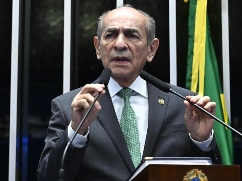 Em discurso, à tribuna, senador Marcelo Castro (MDB-PI). - Waldemir Barreto/Agência Senado