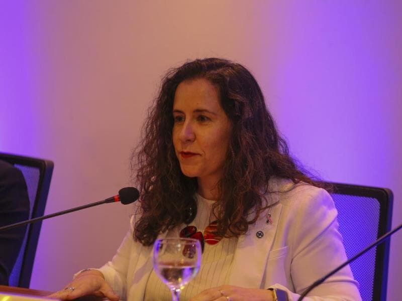 A presidente do Sinditamaraty, Gabriela Perfeito, diz que a entidade busca maior aproximação com os parlamentares. - Divulgação/Sinditamaraty