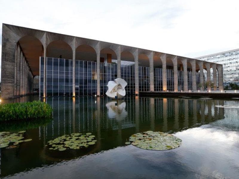 O Palácio Itamaraty, em Brasília, sede do Ministério das Relações Exteriores. - Pedro Ladeira/Folhapress