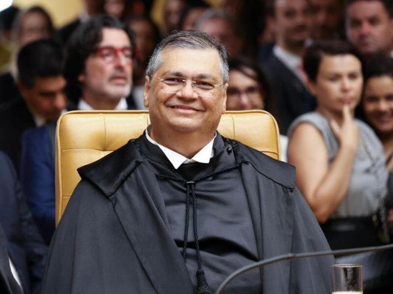 O ministro do STF Flávio Dino: "Às vezes tem fake news até nas fotos" - Fellipe Sampaio/STF