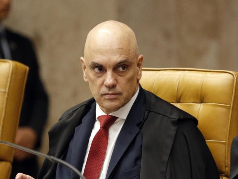Alexandre de Moraes será o relator da ação da AGU para reverter derrubada do IOF. - Valter Campanato/Agência Brasil