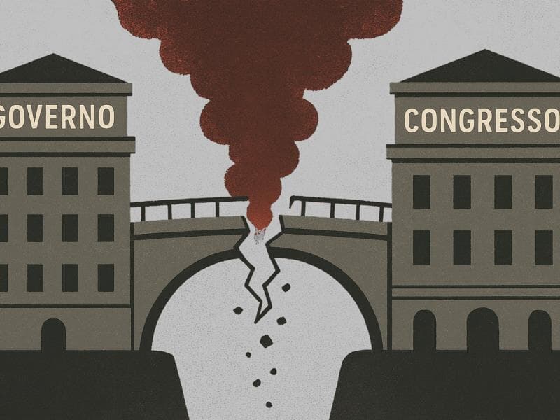 Tom inflamado da reação do governo com derrubada do IOF chama a atenção. - Gerada por inteligência artificial