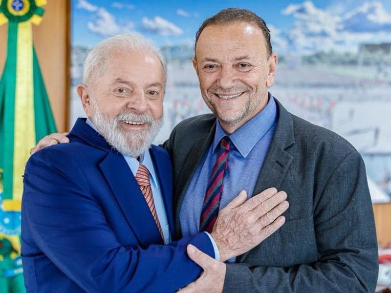 Edinho Silva e Lula. - Ricardo Stuckert/Presidência da República