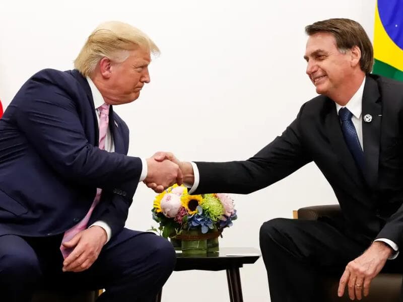 Donald Trump e Jair Bolsonaro. - Alan Santos/PR