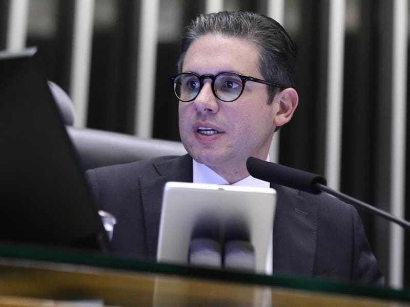 Hugo Motta presidindo a sessão da Câmara dos Deputados. - Kayo Magalhães/Câmara dos Deputados