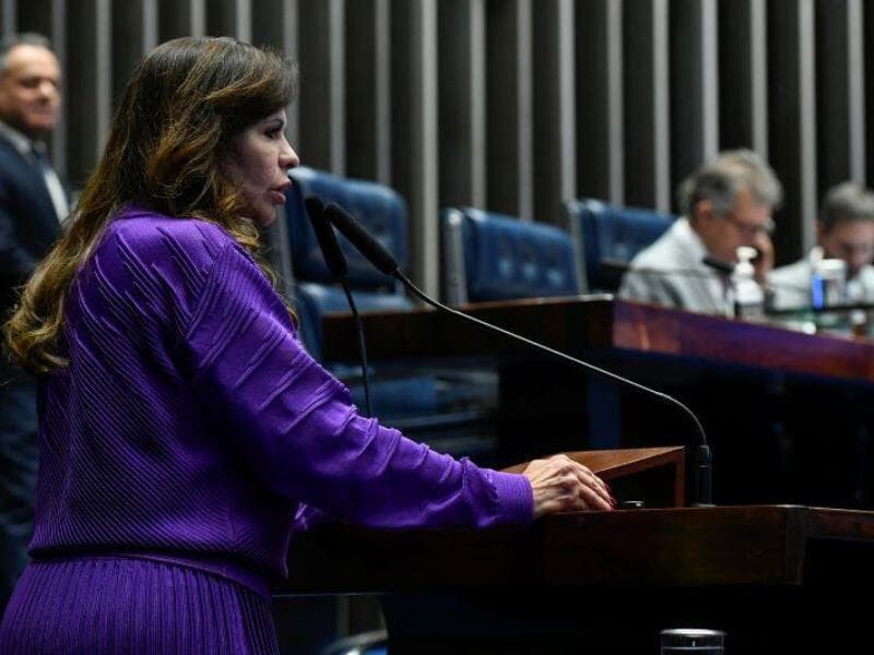A senadora Professora Dorinha (União-TO) é a nova líder da bancada feminina. - Carlos Moura/Agência Senado