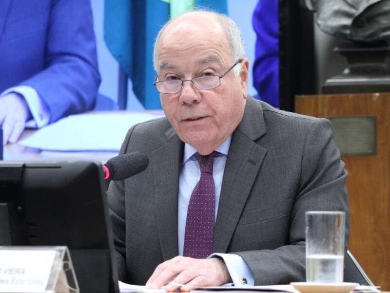 O ministro das Relações Exteriores, Mauro Vieira. - Vinicius Loures/Câmara dos Deputados
