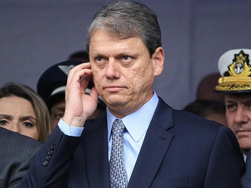 O governador Tarcísio de Freitas. - Felipe Marques/Zimel Press/Folhapress