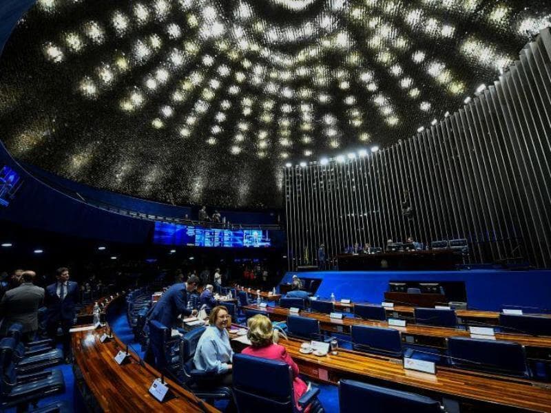 Plenário do Senado entra na última semana antes do recesso parlamentar. - Carlos Moura/Agência Senado