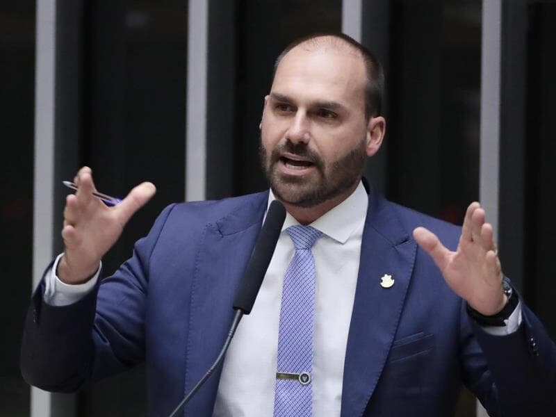 Deputado licenciado ataca aproximação do governador com os EUA em meio à crise comercial. - Zeca Ribeiro/Câmara dos Deputados