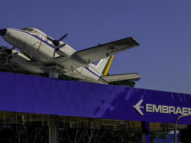 Segundo a Embraer, tarifaço de Trump pode ter impacto similar ao da pandemia. -  Lucas Lacaz Ruiz/Folhapress