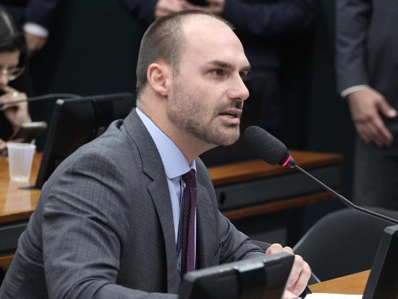 Em nota, Eduardo acusa Moraes de sabotagem institucional e retaliação política. - Vinicius Loures/Câmara dos Deputados