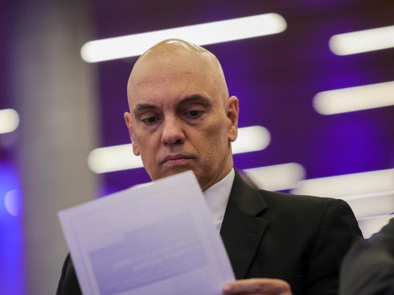 Marco Rubio acusa Moraes de perseguição e censura transnacional contra americanos. - Fabio Rodrigues-Pozzebom/ Agência Brasil