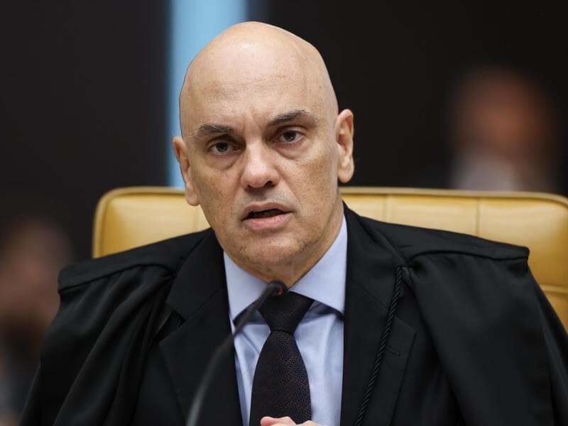 Moraes avalia que Eduardo "intensificou as condutas ilícitas" desde as restrições contra seu pai. - Ton Molina/STF
