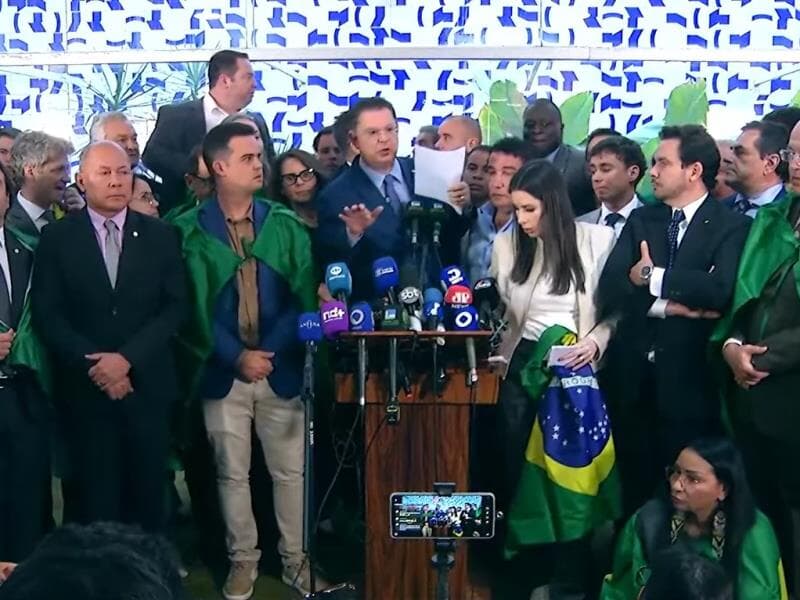 Deputados da oposição. - Reprodução/YouTube