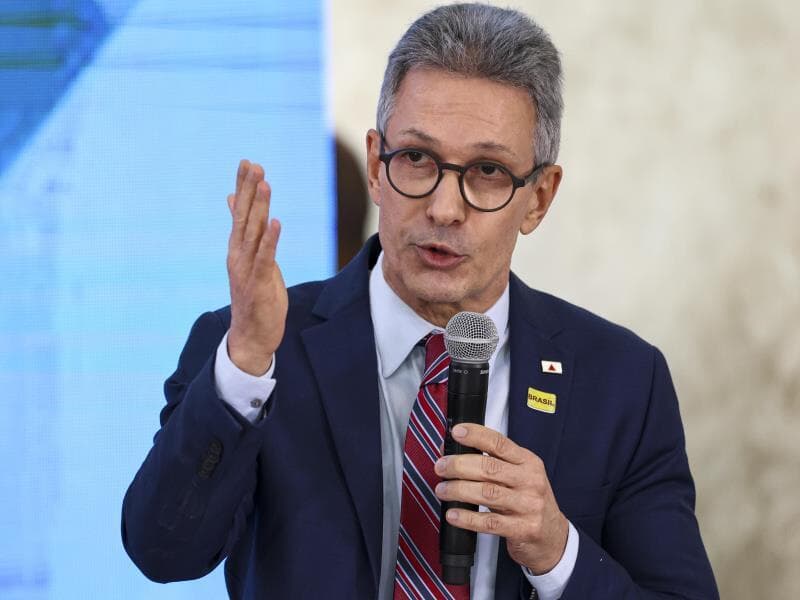 O governador de Minas Gerais, Romeu Zema. - Marcelo Camargo/Agência Brasil