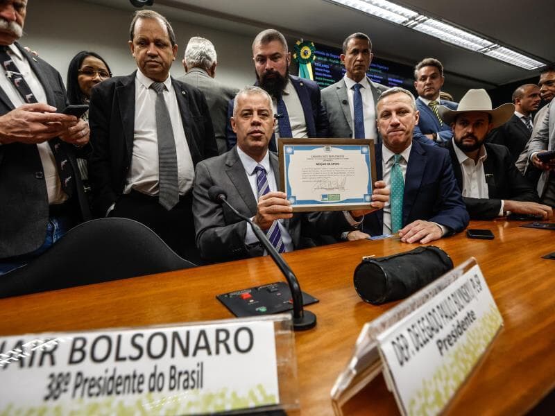 Parlamentares aliados de Bolsonaro conduziram reunião informal e questionaram a validade da proibição - Gabriela Biló/Folhapress