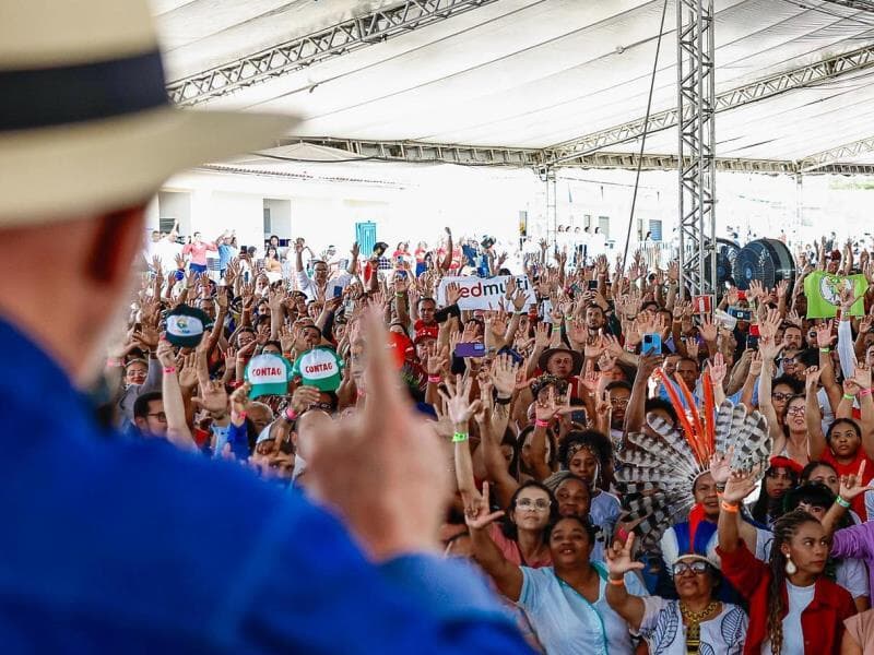 "Aqui ninguém põe a mão", diz Lula sobre recursos do Brasil - Ricardo Stuckert/PR
