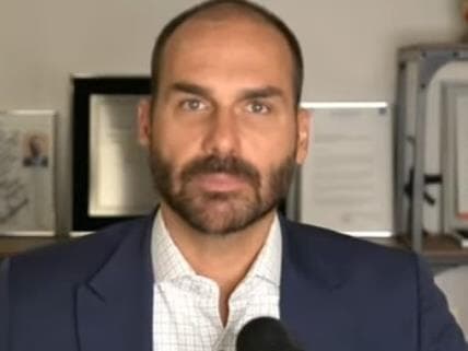 Eduardo Bolsonaro em entrevista ao canal da Oeste no Youtube - Reprodução/Youtube/Oeste