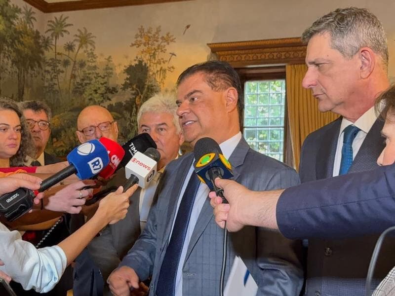 Comitiva de parlamentares brasileiros nos EUA busca negociar o fim das tarifas de 50%.
 - Divulgação/Nelsinho Trad