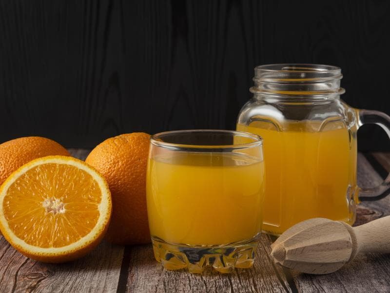 Suco de laranja. - Freepik