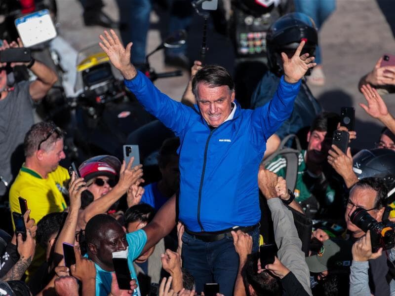 Bolsonaro na motociata. - KAYO MAGALHÃES/Agencia Enquadrar/Folhapress