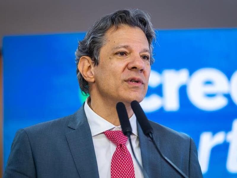 Haddad admite ir aos EUA negociar tarifas se houver uma "agenda estruturada com representantes do governo americano". - Diogo Zacarias/Ministério da Fazenda