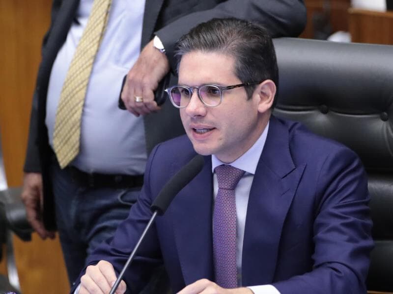 "Não podemos apoiar nenhum tipo de sanção por parte de nações estrangeiras", disse Hugo Motta. - Bruno Spada/Câmara dos Deputados