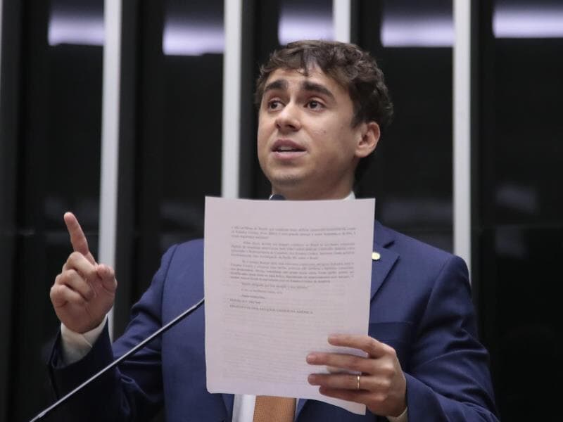Nikolas também pede a anulação de atos praticados por Moraes. - Bruno Spada/Câmara dos Deputados