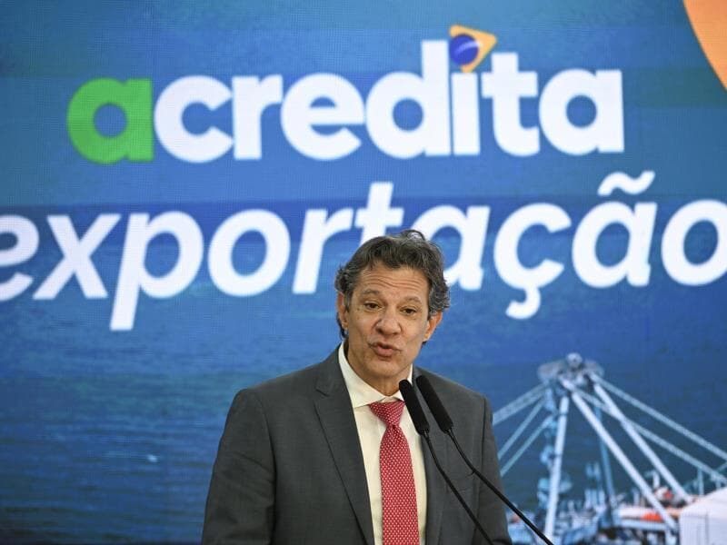 Haddad: governo prepara medidas para contemplar setores mais afetados pela sobretaxação dos EUA. - Mateus Bonomi/AGIF/Folhapress