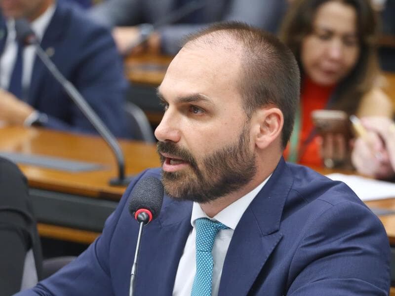 Entidade pede que Supremo responsabilize Eduardo e reafirme autonomia do Brasil. - Vinicius Loures / Câmara dos Deputados