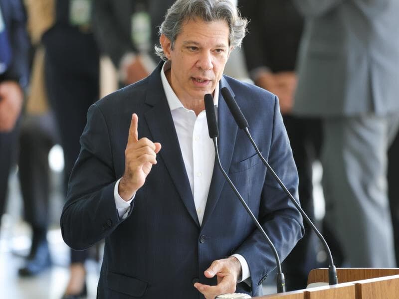 Fernando Haddad descarta retaliação e defende saída diplomática para embate. - Fabio Rodrigues Pozzebom/Agência Brasil