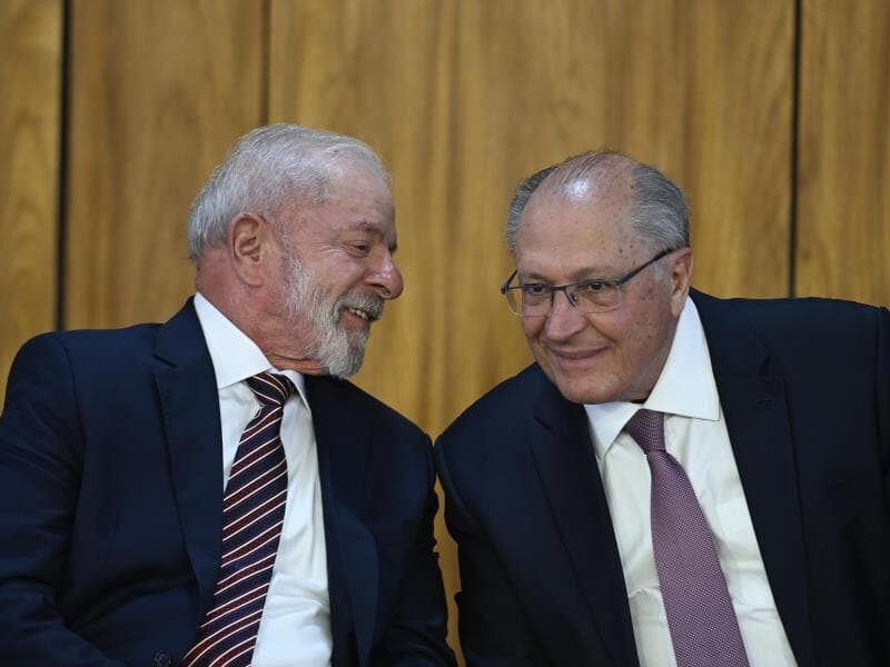 Alckmin ganhou força como negociador de tarifas com o governo dos EUA. - Mateus Bonomi/AGIF/Folhapress