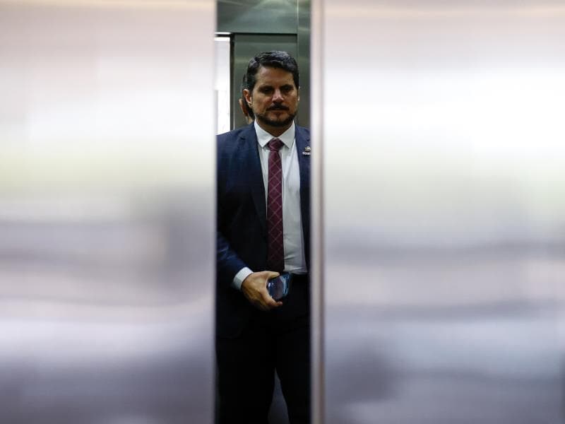 Marcos do Val viajou para os EUA sem autorização judicial. - Pedro Ladeira/Folhapress