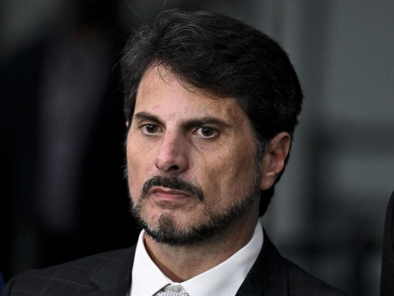 Marcos do Val foi alvo de medidas restritivas ao chegar em Brasília. - Andressa Anholete/Agência Senado