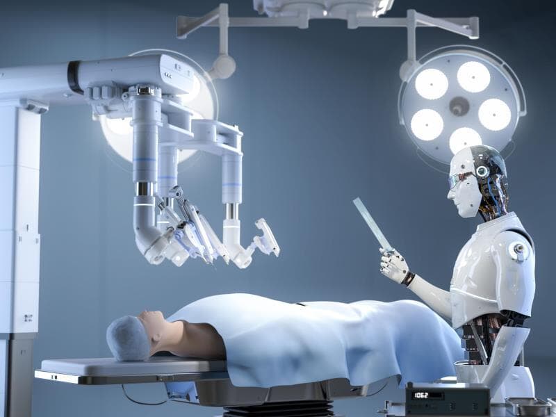 A IA generativa já é utilizada na medicina em técnicas como de cirurgias robóticas. - Freepik