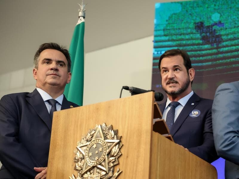 Ciro Nogueira e Antonio Rueda defendem serenidade e negociação para proteger exportações brasileiras. - Sidney Lins Jr. / União Brasil 