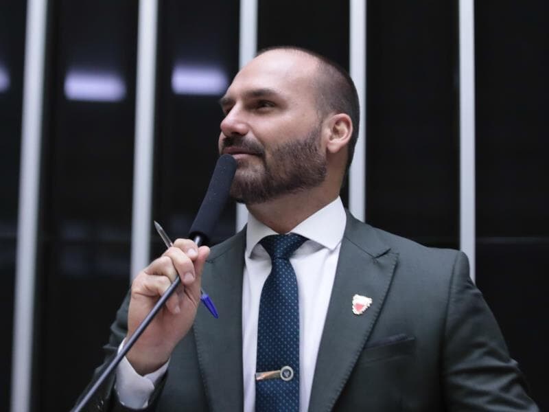 Eduardo recebeu salário de R$ 17 mil pelo mês de julho. - Zeca Ribeiro / Câmara dos Deputados