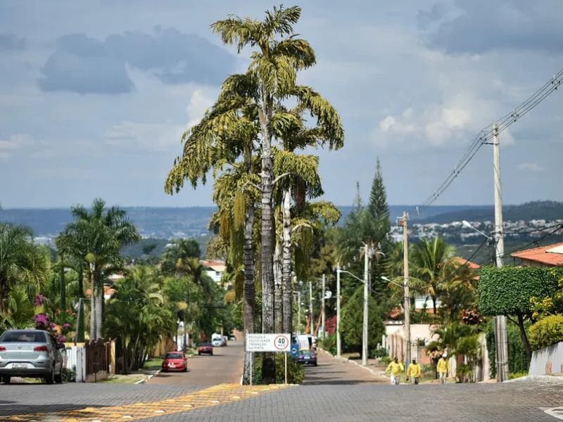 Condomínio Solar de Brasília, na capital federal, onde Bolsonaro mora e cumpre prisão domiciliar. - Tony Winston/Agência Brasília