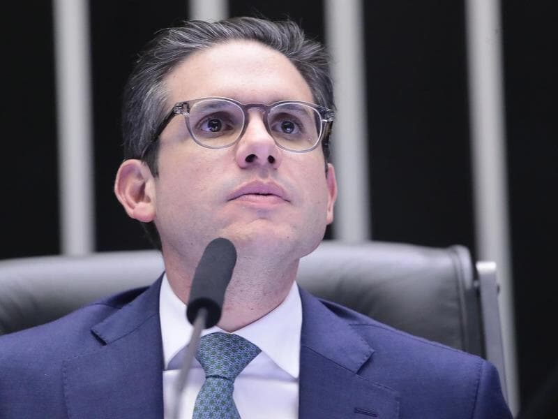Hugo Motta ficara autorizado a utilizar a Polícia Legislativa para desocupar o plenário se avançar com as suspensões. - Bruno Spada/Câmara dos Deputados