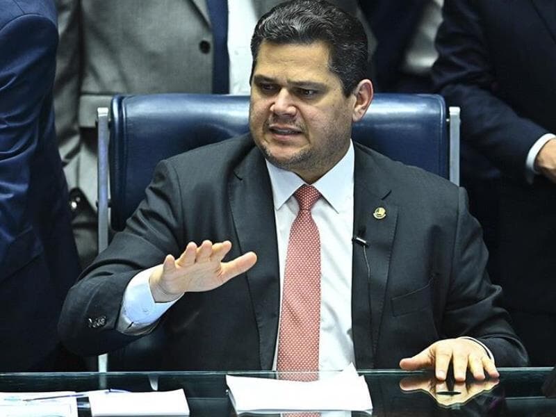 Davi Alcolumbre, presidente do Senado. - Andressa Anholete/Agência Senado