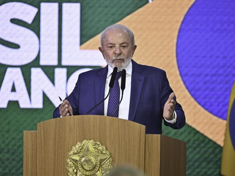 Lula também reafirmou busca por novos mercados para substituir o consumo americano. - Molina /Fotoarena/Folhapress