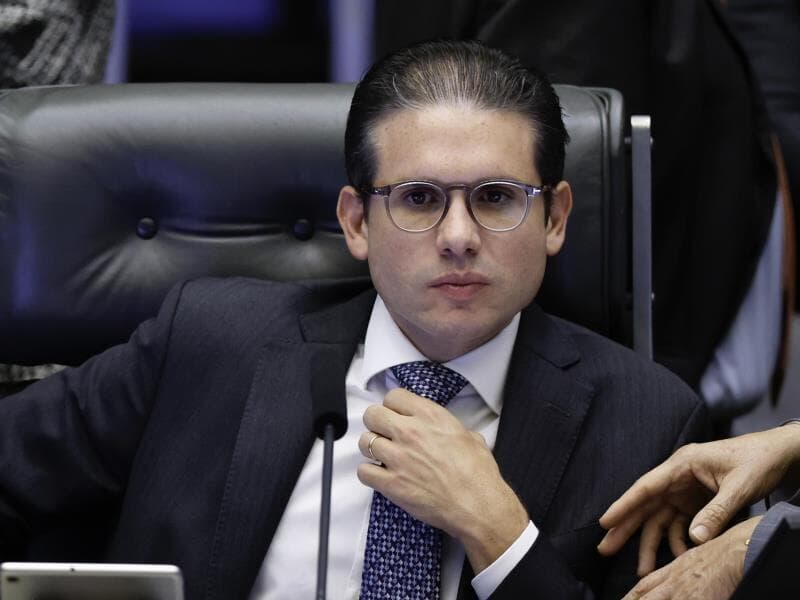 Hugo Motta endossa pacote de apoio a empresas impactadas por tarifas. - Pedro Ladeira/Folhapress